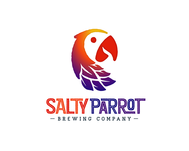 Salty Parrot branding