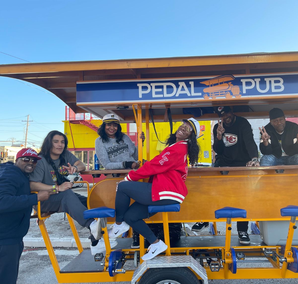pedal pub party bike team