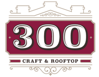 300 Craft & Rooftop branding