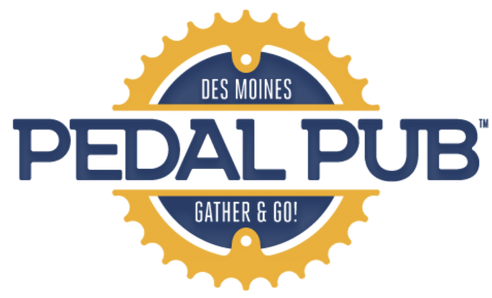 Pedal Pub Des Moines branding