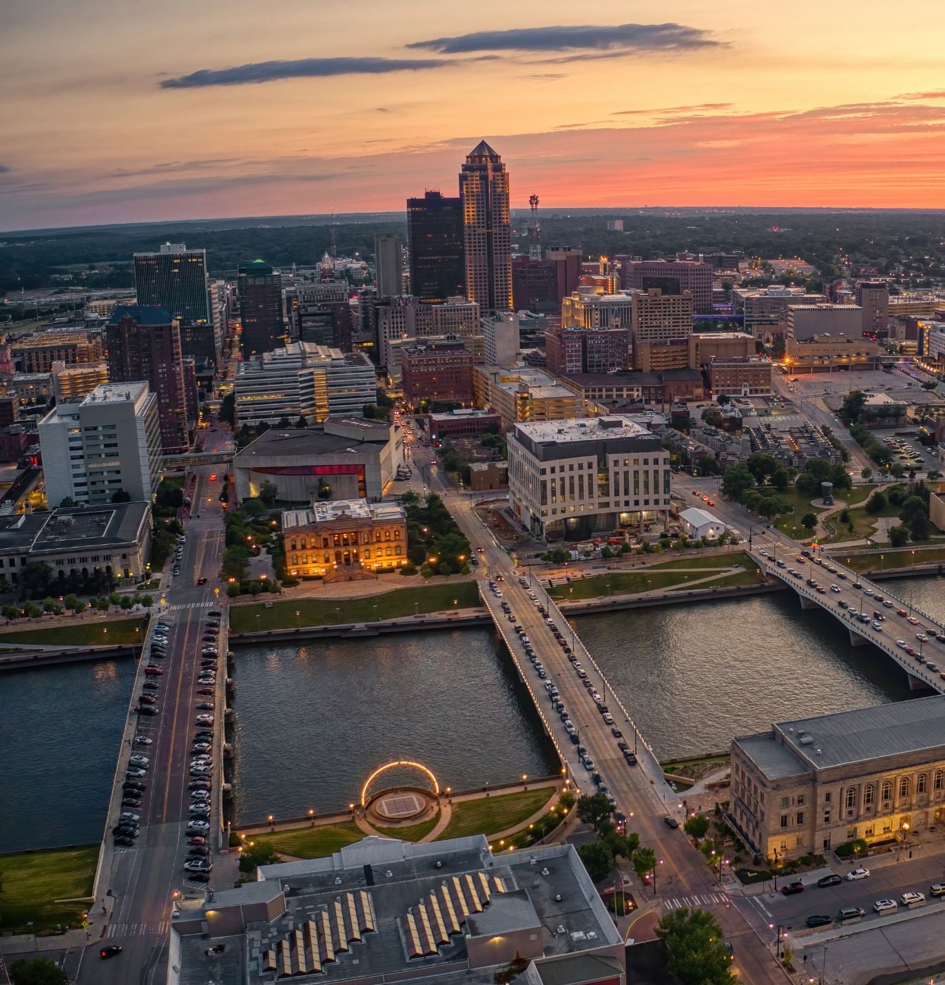 Des Moines skyline