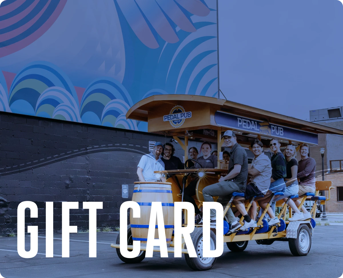 Treat Them To An Experience Pedal Pub Edmonton Gift Card