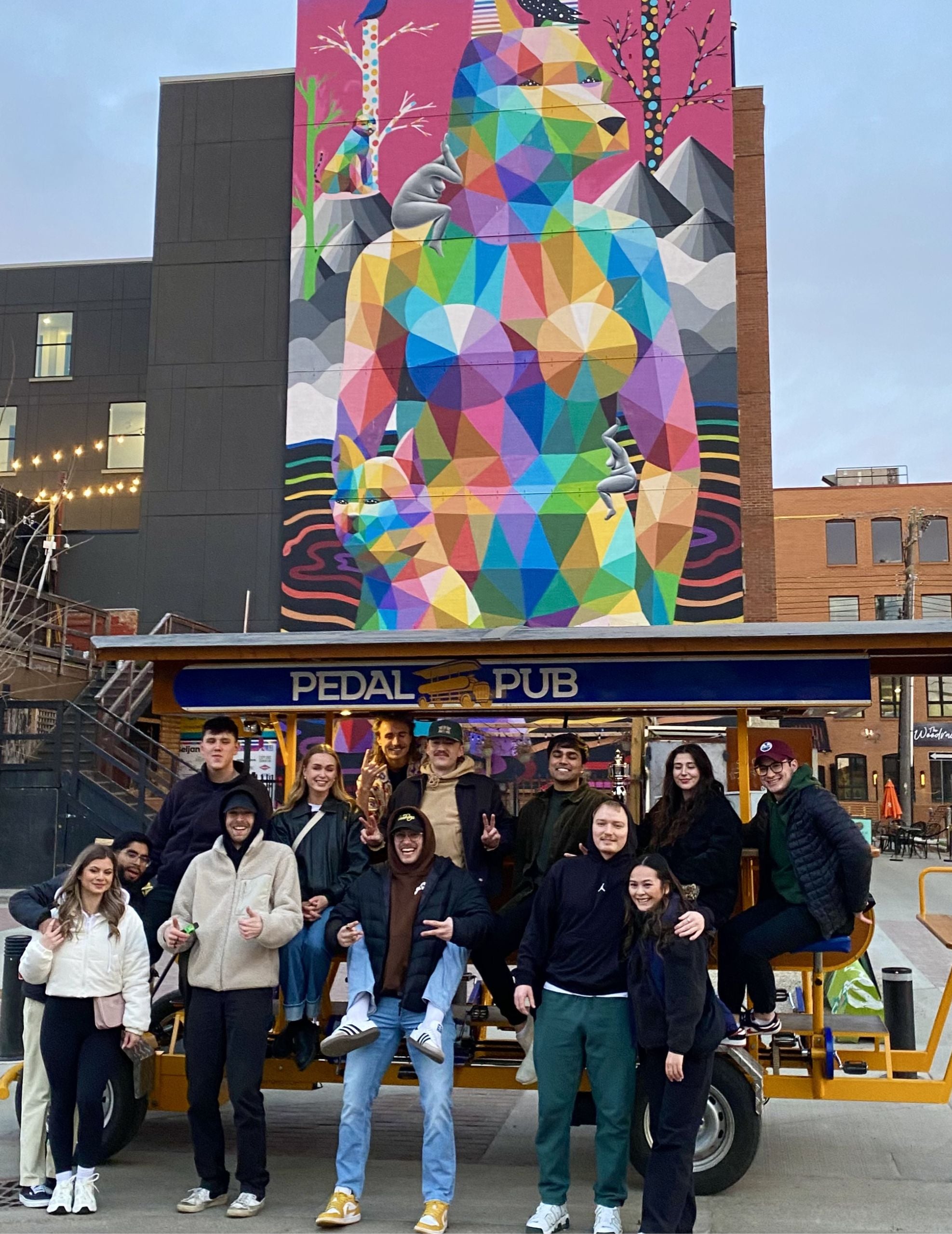 Pedal Pub tour through Edmonton