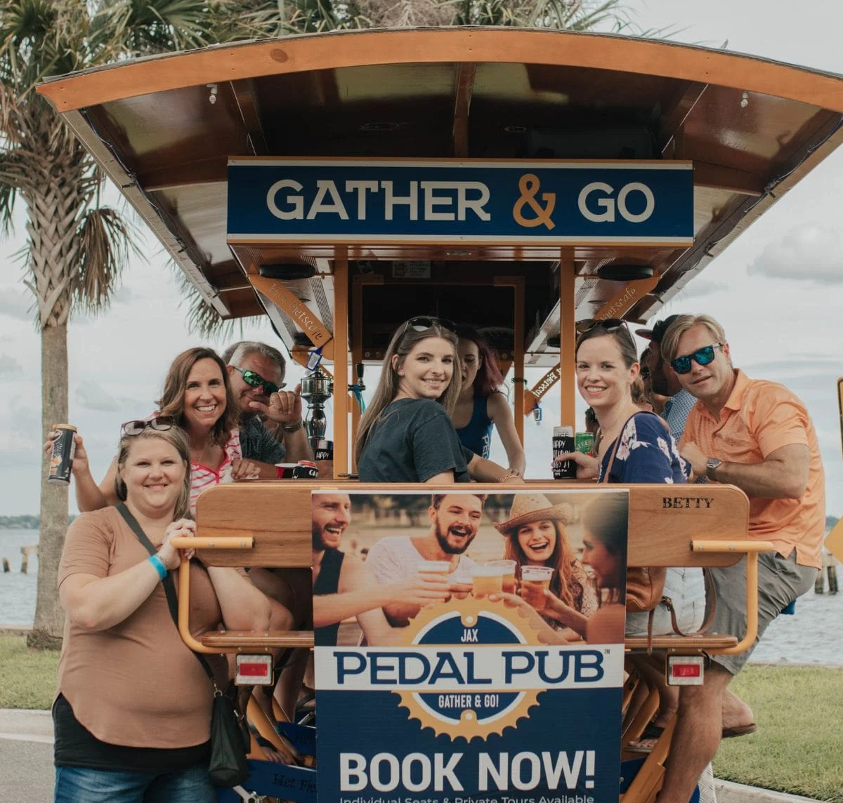 Book The Riverside Tour Pedal Pub Jacksonville Routes