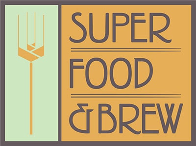 super food and brew branding