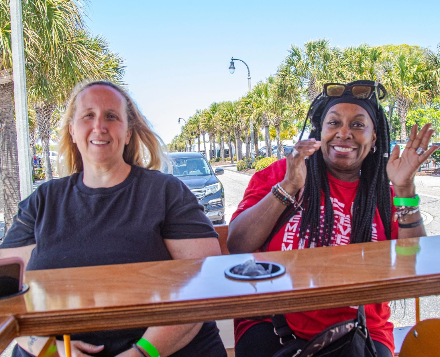 friends on custom Myrtle Beach tour