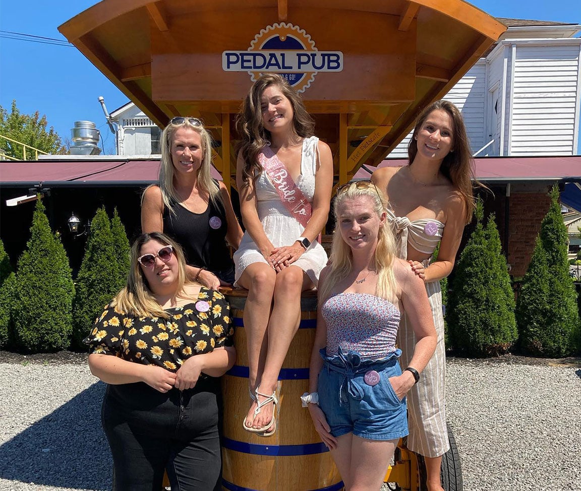 party bike ride for bachelorette party