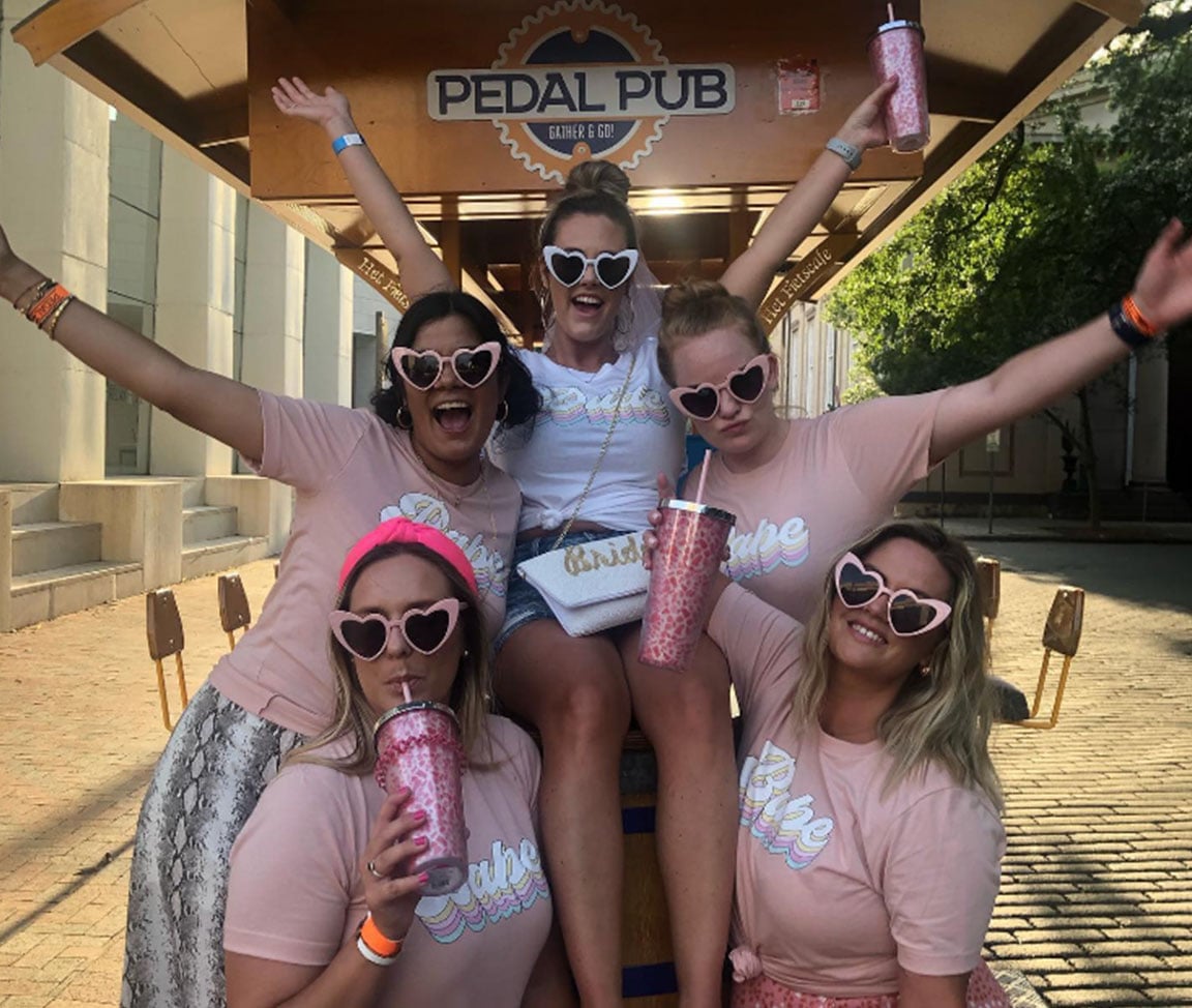 bachelorette on pedal pub savannah