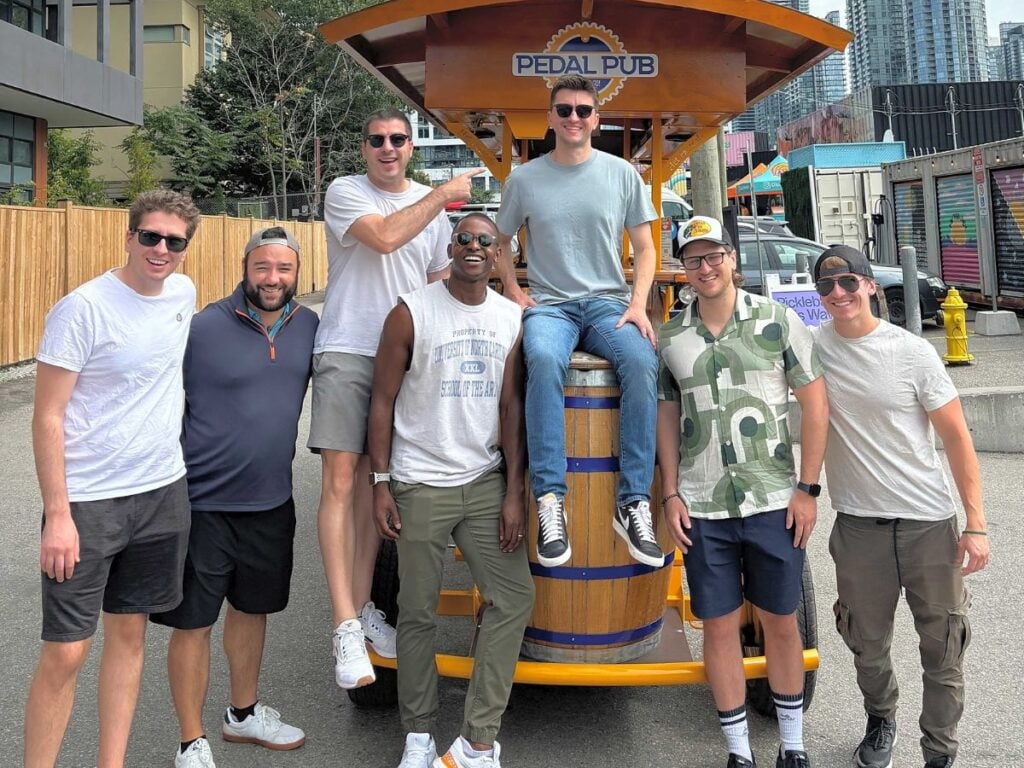 party bike tour group in Toronto