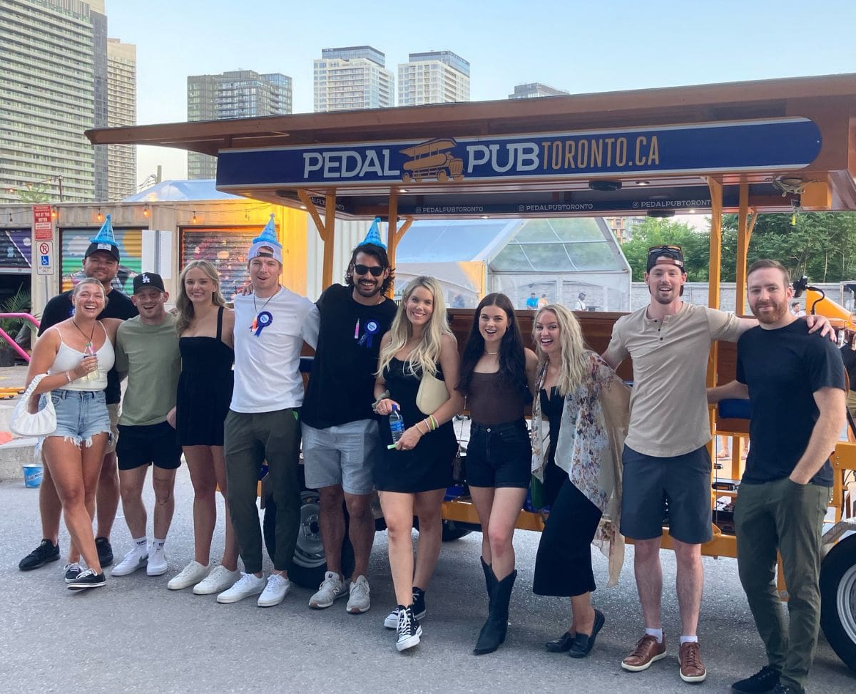 Pedal Pub Toronto tour group