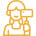 outline of woman taking photo