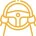 icon of someone's hands on steering wheel