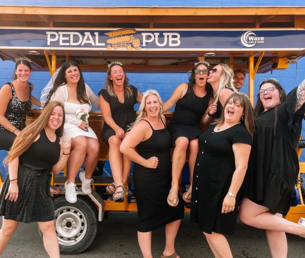 Bachelorette party with Pedal pub Winnipeg