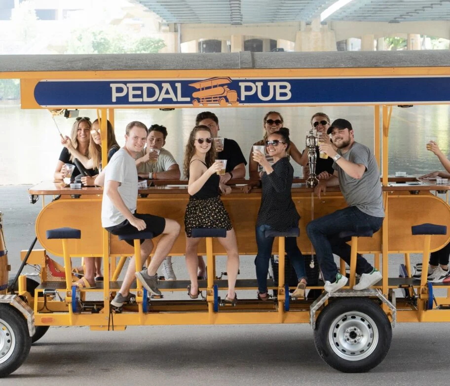 party bike tour group