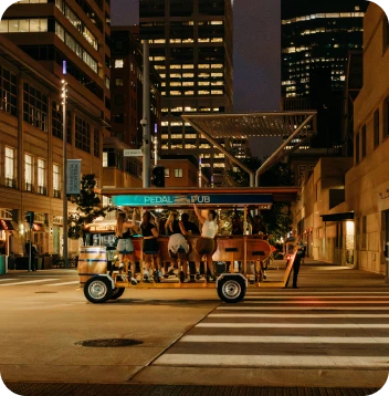 Pedal Pub ride in Minneapolis