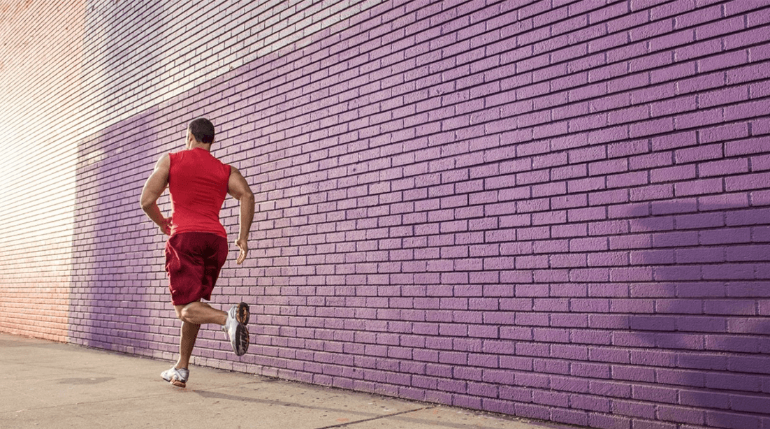 man running